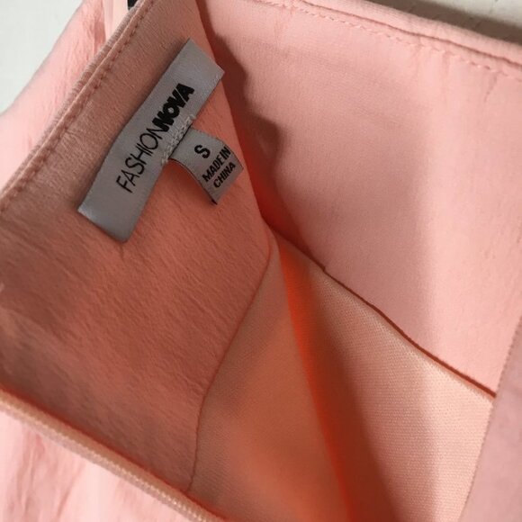 Fashion Nova Rainbow Peach Mini Size Small Skirt - Picture 6 of 8